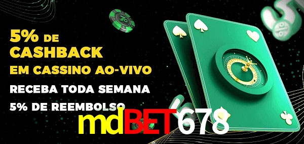 Promoções do cassino ao Vivo mdbet678
